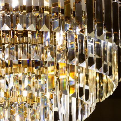 Brilagi - Ytmonterad ljuskrona CRYSTAL 5xE14/40W/230V guld
