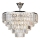Brilagi - Ytmonterad ljuskrona CRYSTAL 5xE14/40W/230V skinande krom