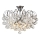 Brilagi - Ytmonterad ljuskrona CRYSTAL 6xE14/60W/230V skinande krom