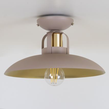 Brilagi - Ytmonterad ljuskrona FLAMENGO 1xE27/60W/230V beige