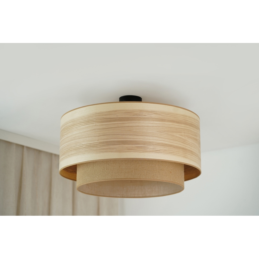 Brilagi - Ytmonterad ljuskrona MONTANA BOHO 1xE27/15W/230V diameter 60 cm brun