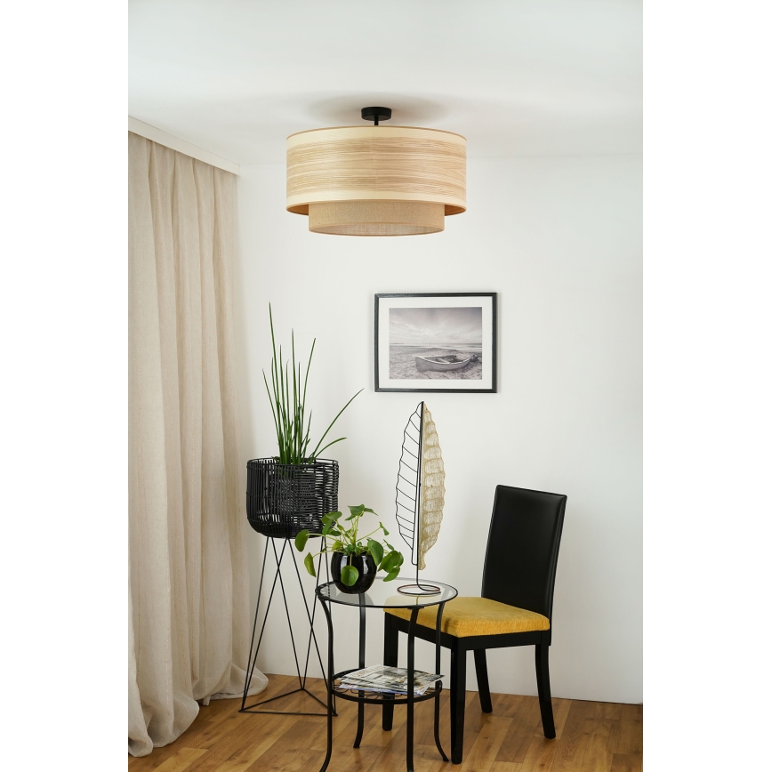 Brilagi - Ytmonterad ljuskrona MONTANA BOHO 1xE27/15W/230V diameter 60 cm brun