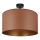 Brilagi - Ytmonterad ljuskrona OREGON ROLLER VEGE 1xE27/15W/230V diameter 45 cm brun