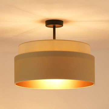 Brilagi - Ytmonterad ljuskrona OREGON VEGE 1xE27/15W/230V diameter 45 cm beige