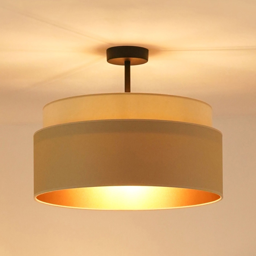 Brilagi - Ytmonterad ljuskrona OREGON VEGE 1xE27/15W/230V diameter 45 cm beige