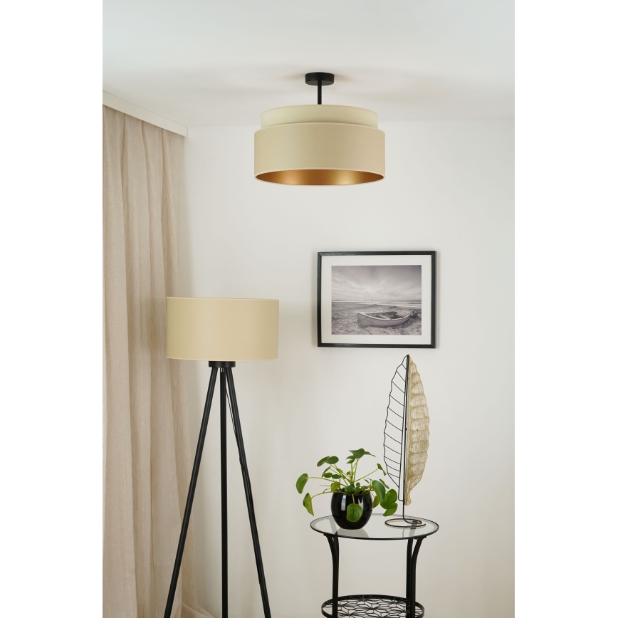 Brilagi - Ytmonterad ljuskrona OREGON VEGE 1xE27/15W/230V diameter 45 cm beige