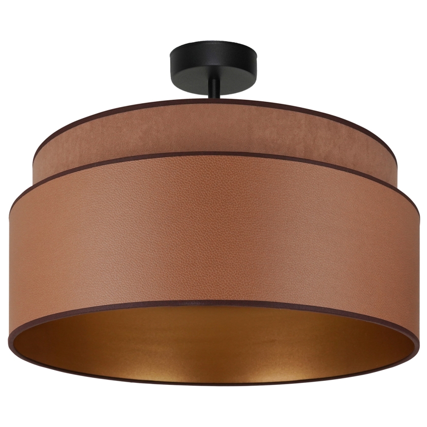 Brilagi - Ytmonterad ljuskrona OREGON VEGE 1xE27/15W/230V diameter 45 cm brun