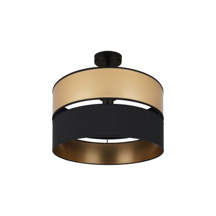 Brilagi - Ytmonterad ljuskrona ROYAL 1xE27/15W/230V diameter 40 cm svart/guld