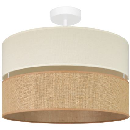 Brilagi - Ytmonterad ljuskrona ROYAL YUTE 1xE27/15W/230V diameter 40 cm beige/grädde
