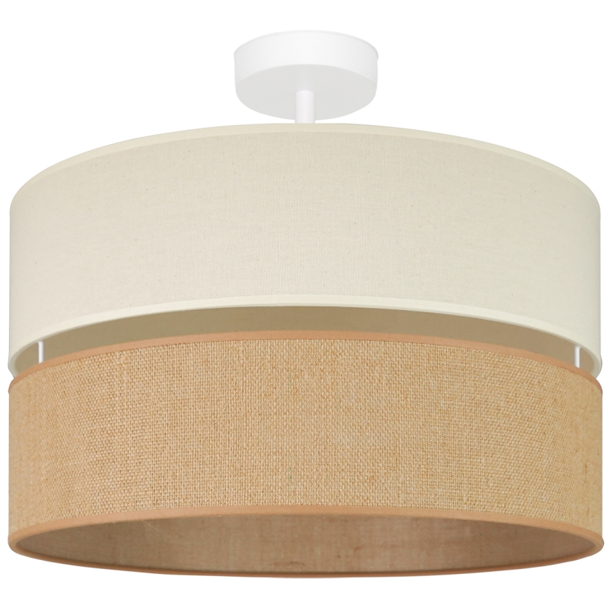 Brilagi - Ytmonterad ljuskrona ROYAL YUTE 1xE27/15W/230V diameter 40 cm beige/grädde