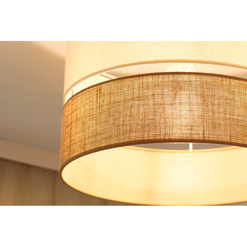 Brilagi - Ytmonterad ljuskrona ROYAL YUTE 1xE27/15W/230V diameter 40 cm beige/grädde