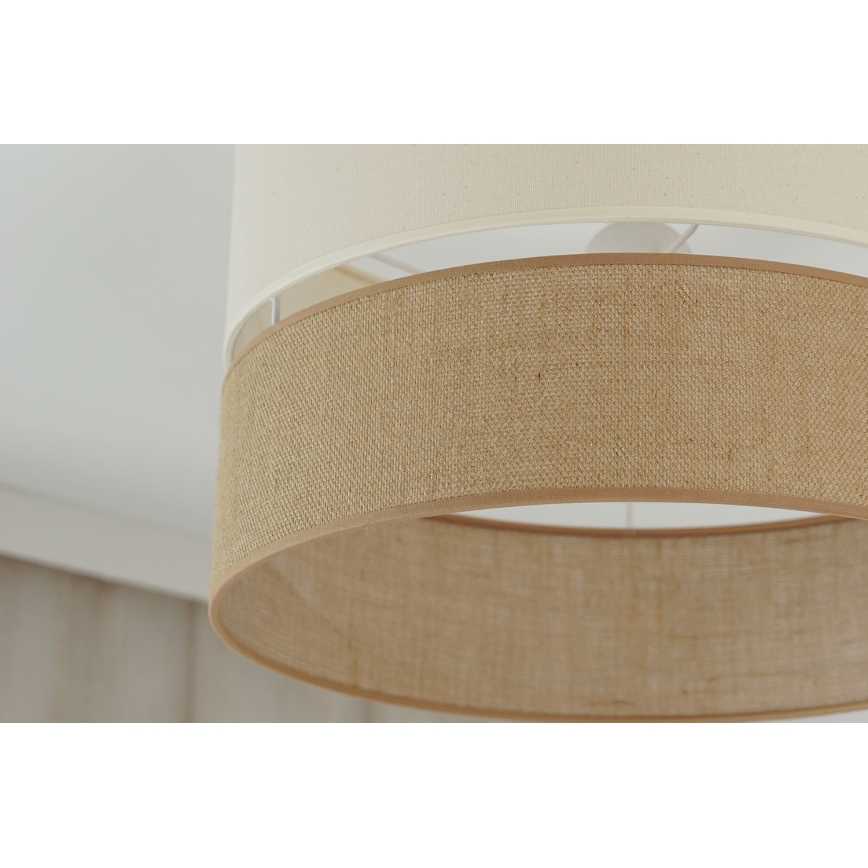 Brilagi - Ytmonterad ljuskrona ROYAL YUTE 1xE27/15W/230V diameter 40 cm beige/grädde