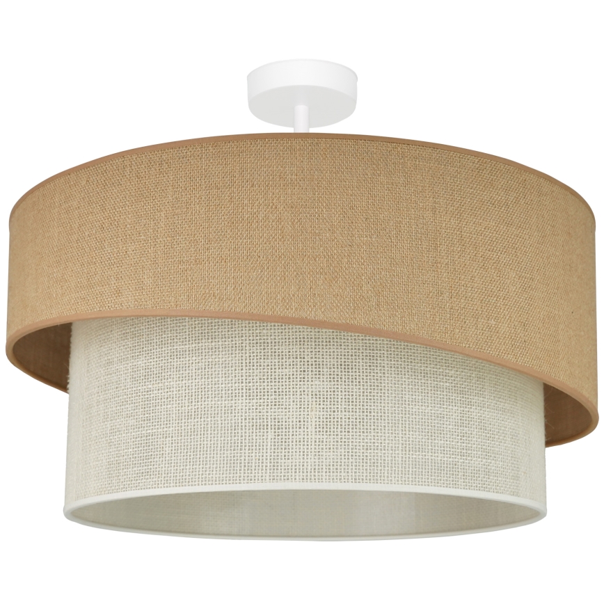 Brilagi - Ytmonterad ljuskrona SHINE 1xE27/15W/230V diameter 50 cm beige/grädde