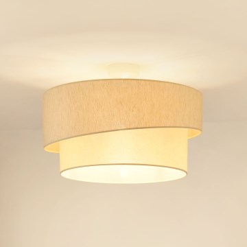 Brilagi - Ytmonterad ljuskrona SHINE 1xE27/15W/230V diameter 50 cm grädde