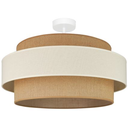 Brilagi - Ytmonterad ljuskrona SPACE LIGHT 1xE27/15W/230V diameter 50 cm beige/grädde