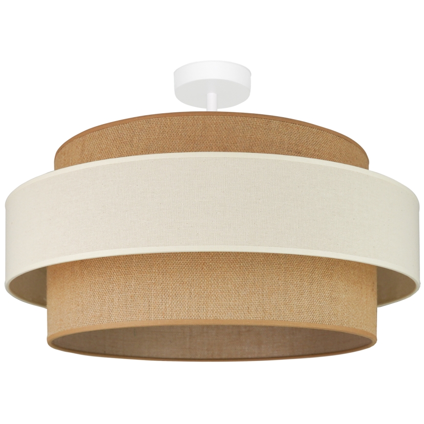 Brilagi - Ytmonterad ljuskrona SPACE LIGHT 1xE27/15W/230V diameter 50 cm beige/grädde