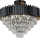 Brilagi - Ytmonterad taklampa CARLOS 9xE14/40W/230V diam. 60 cm