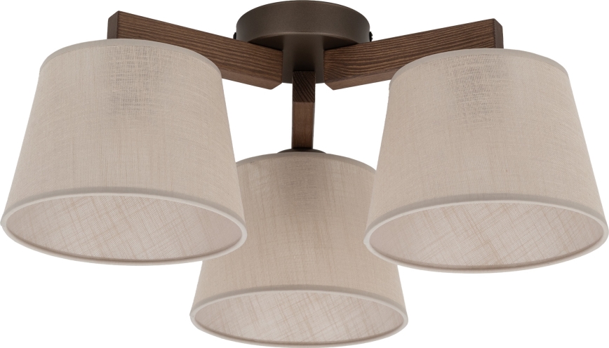 Brilagi - Ytmonterad taklampa LATTE 3xE27/60W/230V tall/beige