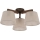 Brilagi - Ytmonterad taklampa LATTE 3xE27/60W/230V tall/beige