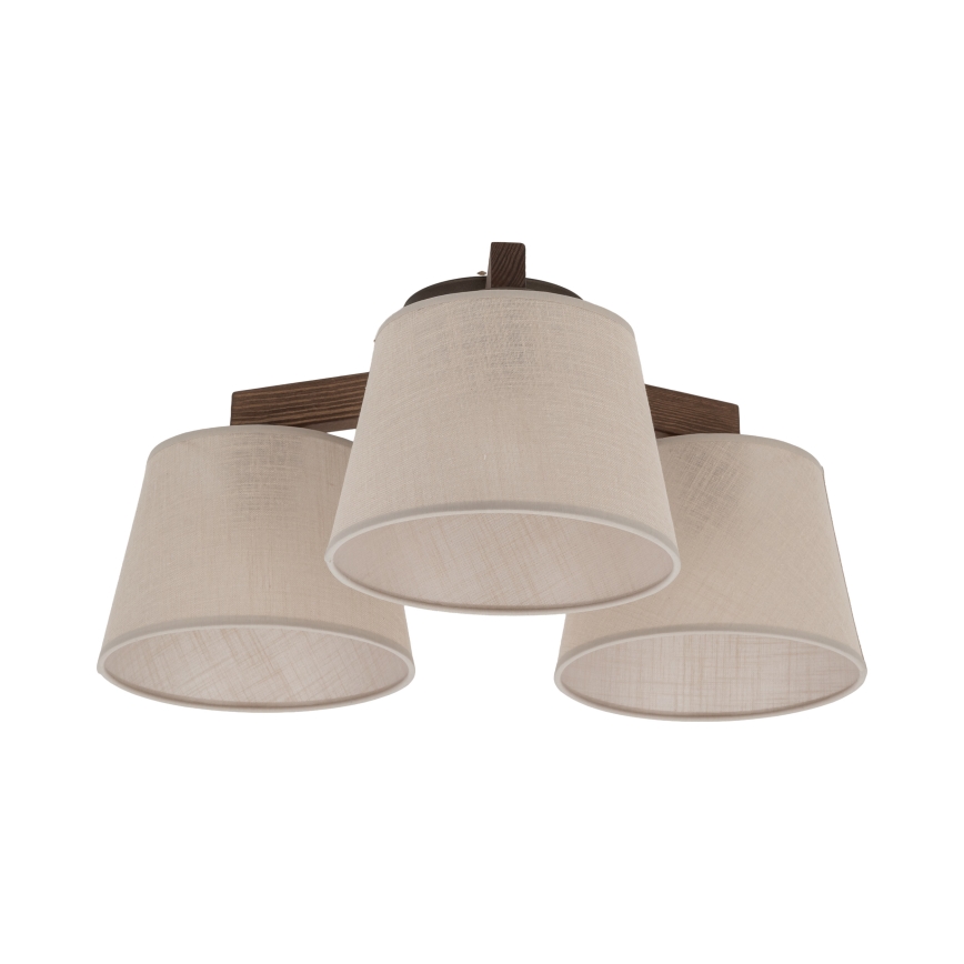 Brilagi - Ytmonterad taklampa LATTE 3xE27/60W/230V tall/beige