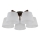 Brilagi - Ytmonterad taklampa LATTE 5xE27/60W/230V furu/vit