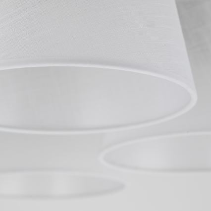 Brilagi - Ytmonterad taklampa LATTE 5xE27/60W/230V furu/vit