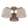 Brilagi - Ytmonterad taklampa LATTE SABIA 3xE27/60W/230V furu/mix