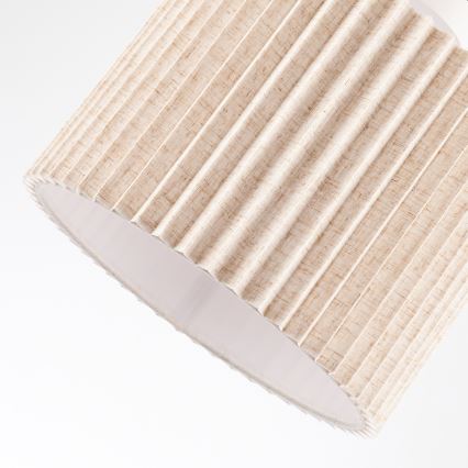 Brilagi - Ytmonterad taklampa NORDIC WAVE 1xE27/15W/230V Ø 32 cm linne/vit