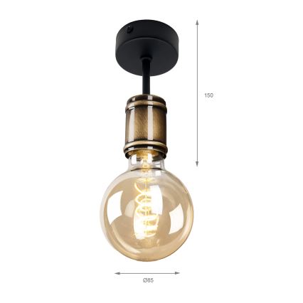 Brilagi - Ytmonterad taklampa OMBORO 1xE27/60W/230V