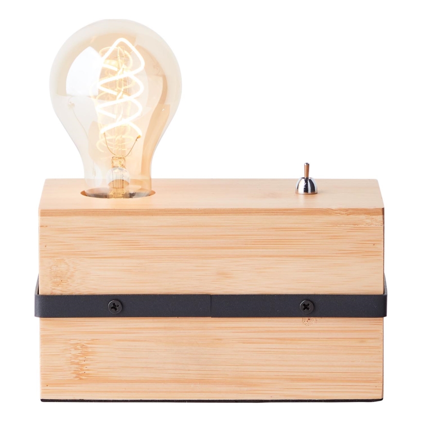 Brilliant - Bordslampa BENNY 1xE27/40W/230V bambu