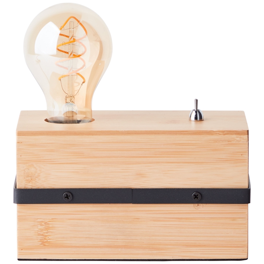 Brilliant - Bordslampa BENNY 1xE27/40W/230V bambu