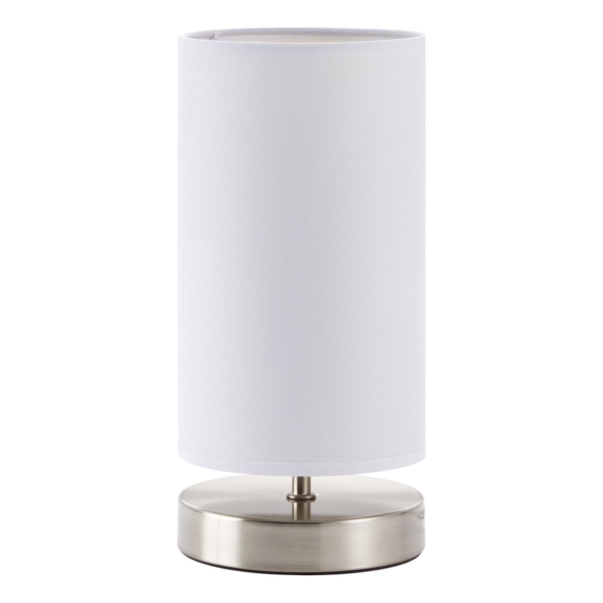Brilliant - Bordslampa CLARIE 1xE14/40W/230V matt krom/vit