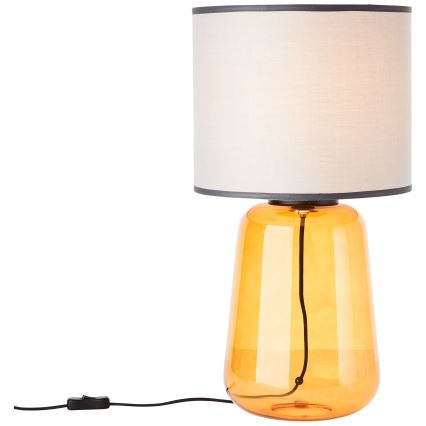 Brilliant - Bordslampa HYDRA 1xE27/60W/230V gul