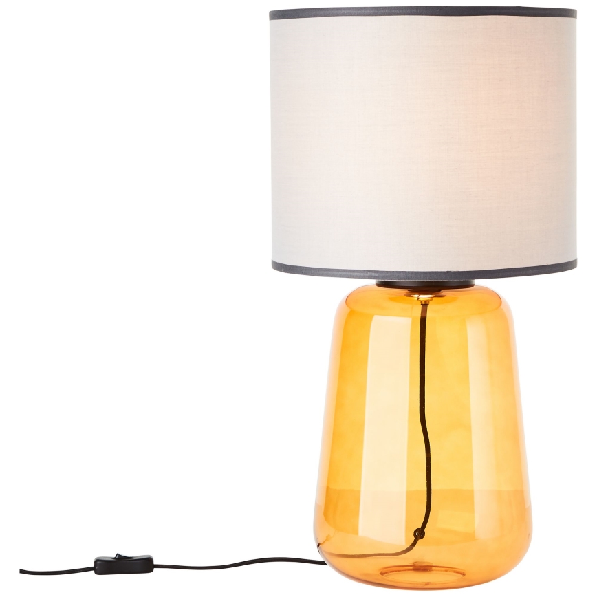 Brilliant - Bordslampa HYDRA 1xE27/60W/230V gul