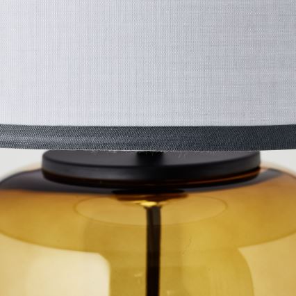 Brilliant - Bordslampa HYDRA 1xE27/60W/230V gul