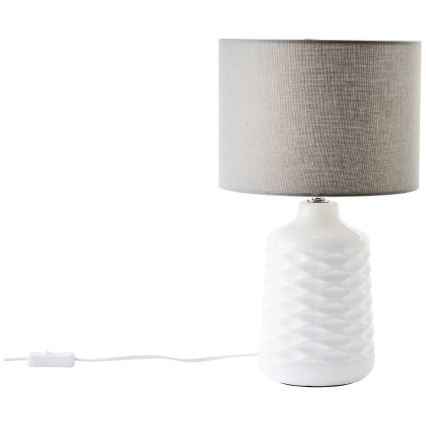 Brilliant - Bordslampa ILYSA 1xE14/40W/230V vit/grå
