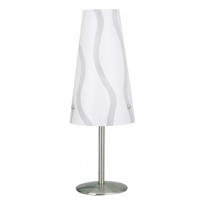 Brilliant - Bordslampa ISI 1xE14/40W/230V vit/grå/skinande krom