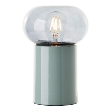 Brilliant - Bordslampa KNUT 1xE27/25W/230V grön/genomskinlig