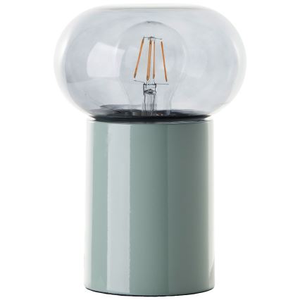 Brilliant - Bordslampa KNUT 1xE27/25W/230V grön/genomskinlig