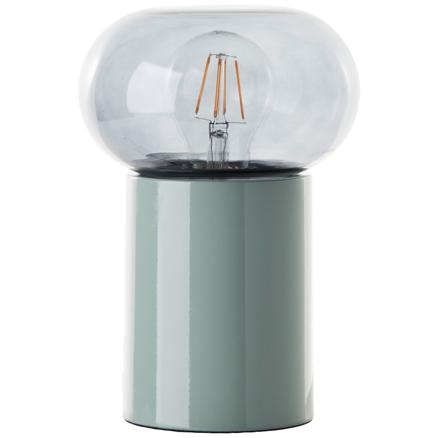 Brilliant - Bordslampa KNUT 1xE27/25W/230V grön/genomskinlig