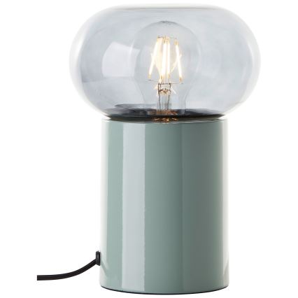 Brilliant - Bordslampa KNUT 1xE27/25W/230V grön/genomskinlig