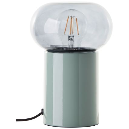 Brilliant - Bordslampa KNUT 1xE27/25W/230V grön/genomskinlig
