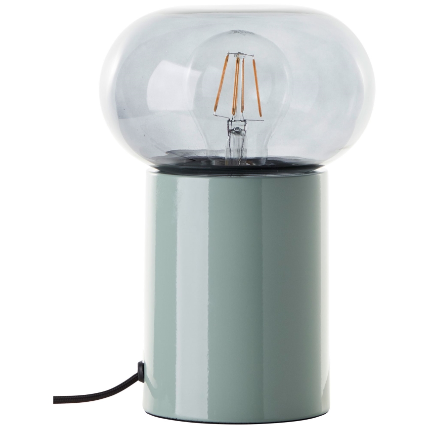 Brilliant - Bordslampa KNUT 1xE27/25W/230V grön/genomskinlig
