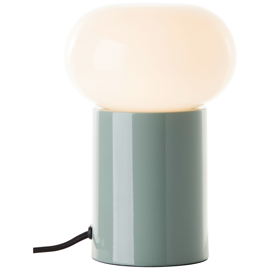 Brilliant - Bordslampa KNUT 1xE27/25W/230V grön/vit