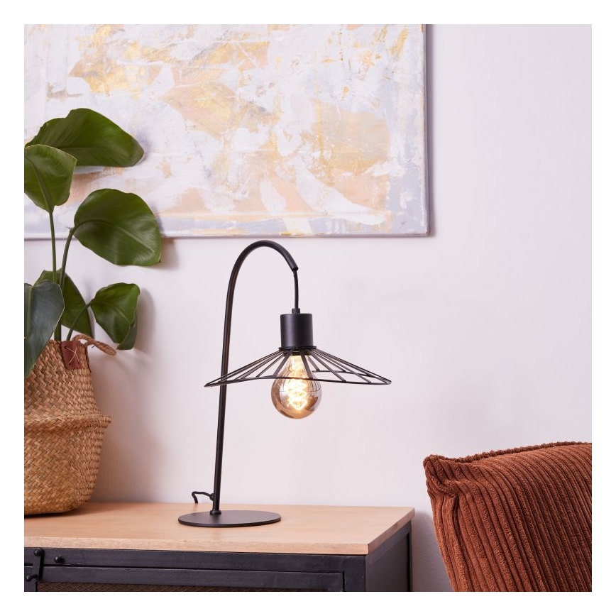 Brilliant - Bordslampa LEIKA 1xE27/52W/230V svart