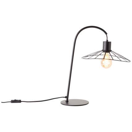 Brilliant - Bordslampa LEIKA 1xE27/52W/230V svart