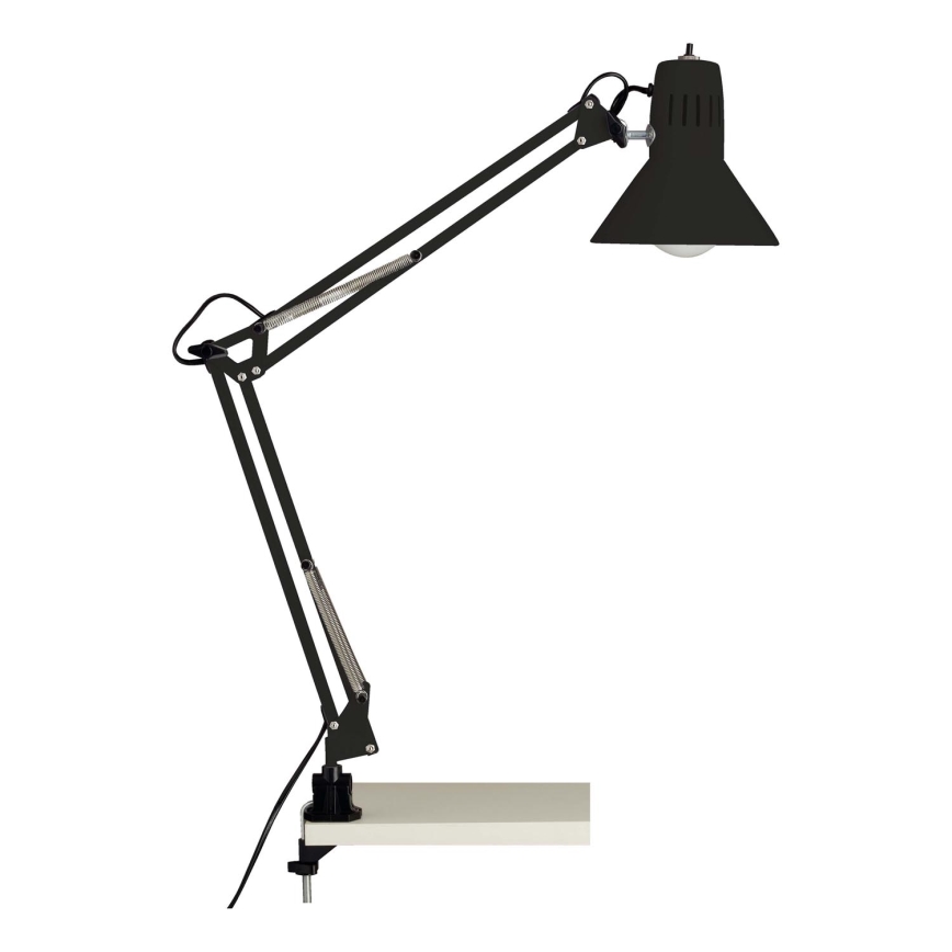 Brilliant - Bordslampa med klämma HOBBY 1xE27/40W/230V svart