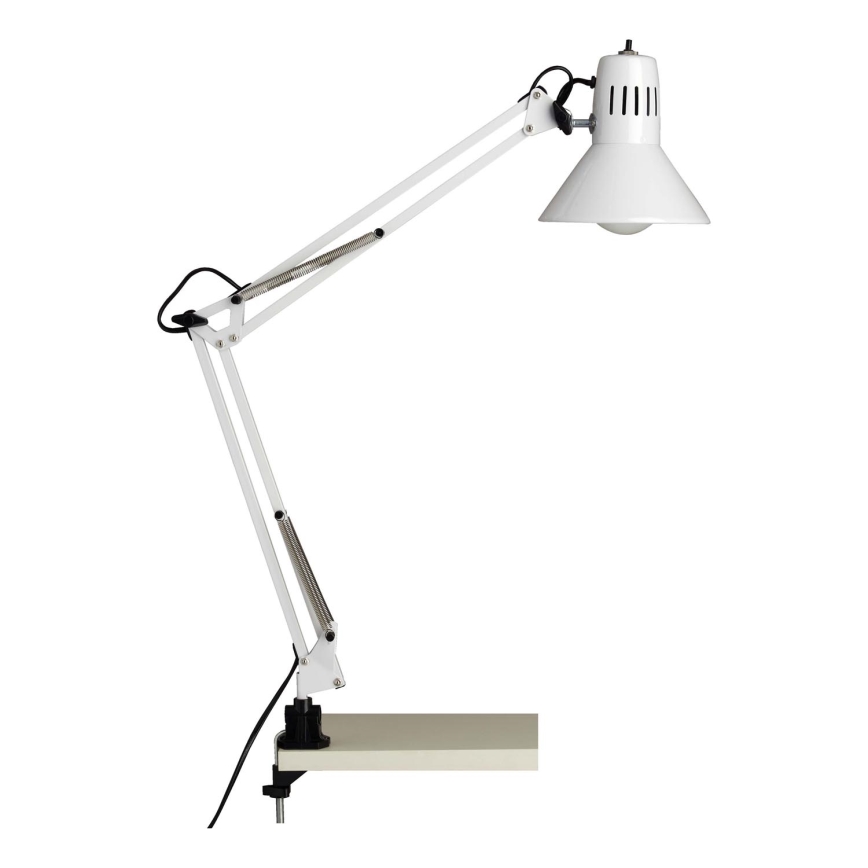 Brilliant - Bordslampa med klämma HOBBY 1xE27/40W/230V vit