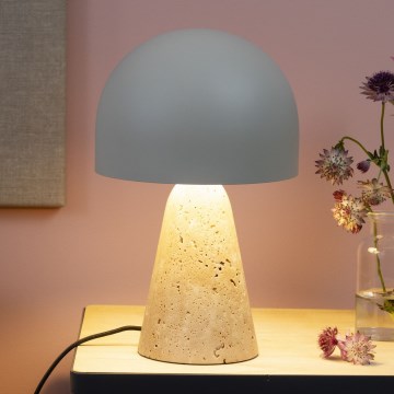 Brilliant - Bordslampa NALAM 1xE14/40W/230V beige