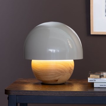 Brilliant - Bordslampa NALAM 1xE14/40W/230V grå/ask - FSC certifierade